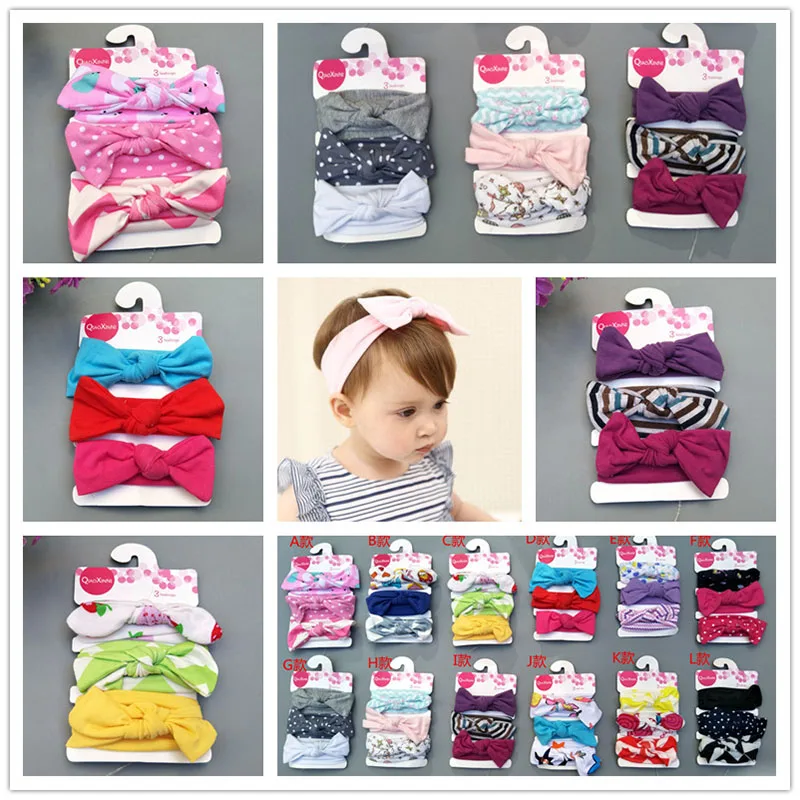 

3pcs Baby rabbit ears Headbands for Cute Girls Elastic Washing Headband Hairdo Facial Mask Headwrap Hairband Hair Accessory