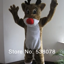 Хит, Рождественский спортивный талисман «Олень», костюмы для взрослых, классические мультяшные костюмы, нарядное платье для рождественских праздников SW803