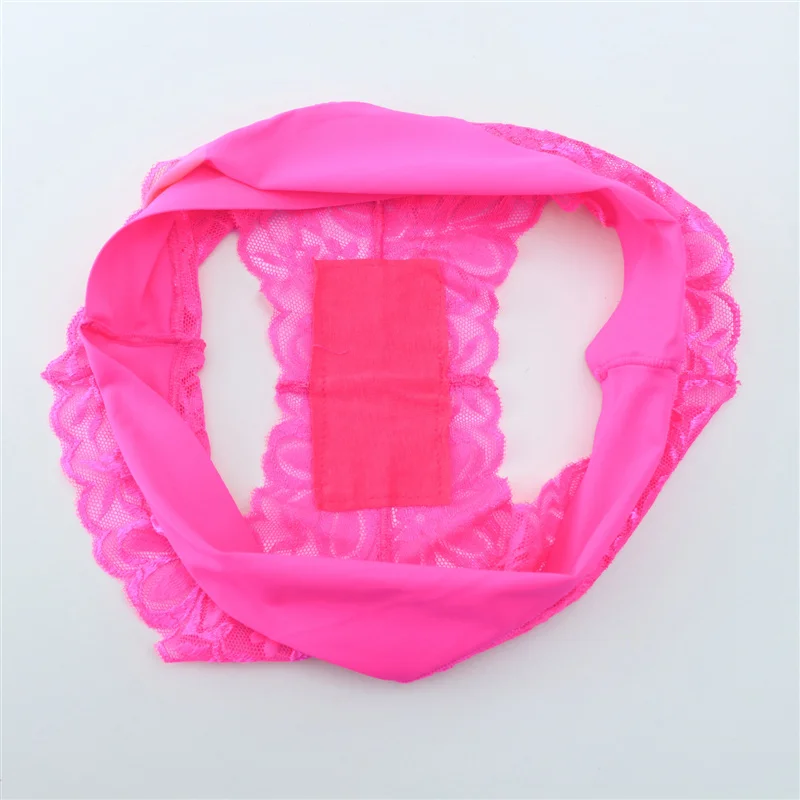 Women's Lace Seamless Briefs Ice Silk Panties Breathable Underwear Women Transparent Sexy Panty Cotton Crotch Panties Women 29 (11)