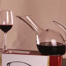 1 шт. 1500 мл стеклянный Носик аэратор для винного графина Контейнер Диспенсер для вина Графин с ручкой бутылка для вина JS 1106