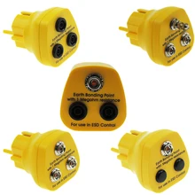 ЕС заземление разъем ЕС EBP антистатические ESD заземление ЕС EBP скамья 1 м резистор 10 мм шпилька 4 мм банан