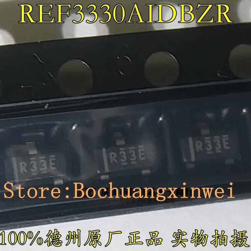 Бесплатная доставка 100% Новый оригинальный REF3330AIDBZR REF3330 R33E SMD IC VREF SERIES 3V SOT23