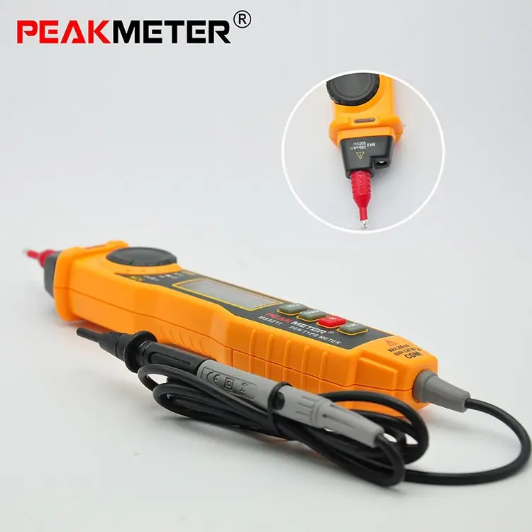 HYELEC (PEAKMETER) MS8211 цифровой мультиметр с зондом ACV/DCV электрический ручной тестер