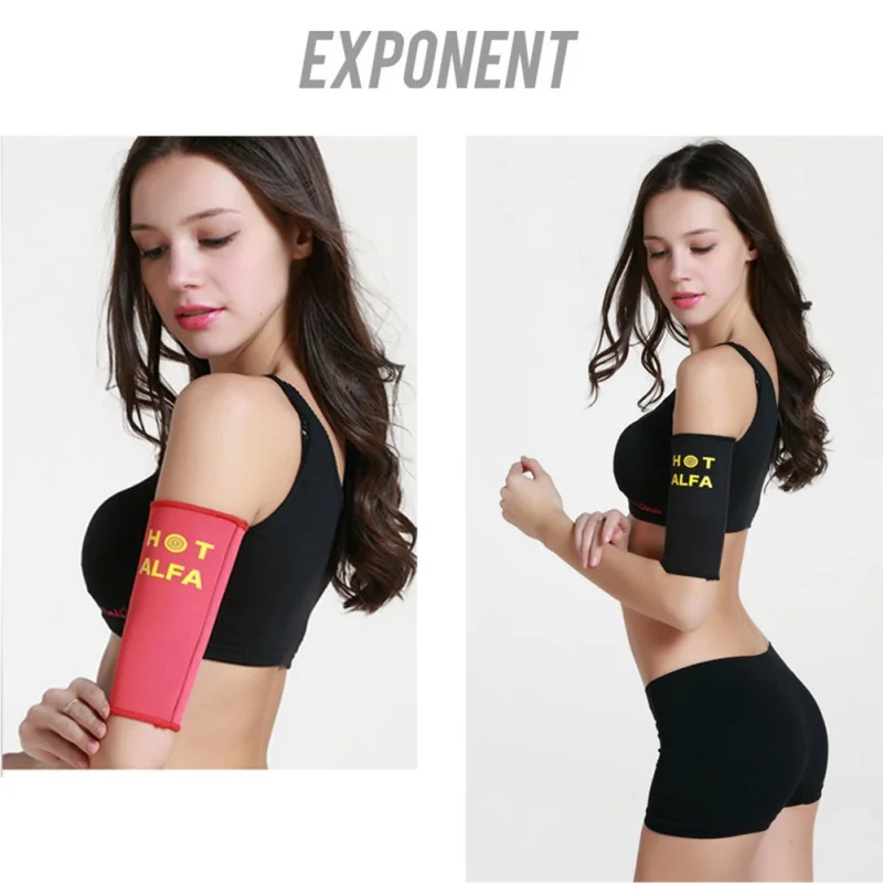 

1 Pair Khan Steam Sauna Arm Sleeve Elbow Support Slimmer Sleeve Wraps Yoga Shape Pressurized Wicking Thin Elbow Pads