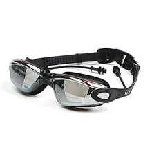 Professional Silicone Waterproof Swimming Goggles Anti-fog UV Swimming Glasses With Earplug for Men Women Water Sports Eyewear