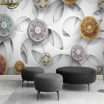 

beibehang Custom 3D Nordic minimalist geometry Photo mural Wallpaper for Living Room Bedroom Painting triangle Wall paper roll