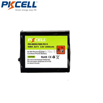 

1Pack 3.6V Cordless Phone Battery for Panasonic P-P511, HHR-P402A HHR-P511 Uniden P-P511 NIMH Rechargeable Batteries