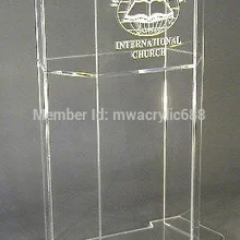 Красивые легкие дешевые акриловые кафедра для выступлений Lectern