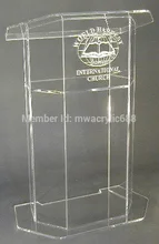 Free Shipping Beautiful Easy Cheap Acrylic Podium Pulpit Lectern