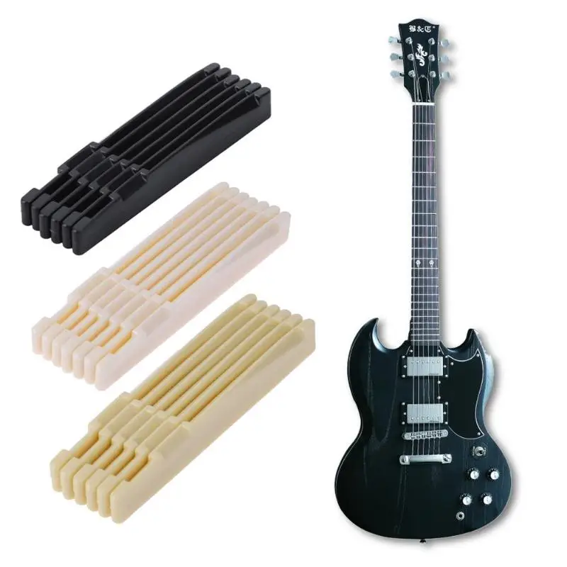20pcs Plastic Guitar Bridge Nuts for Folk Acoustic Guitar Musical