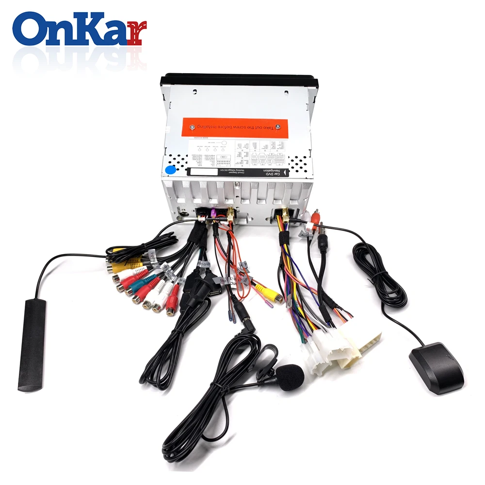Clearance ONKAR 6.95 Inch Car GPS Radio for Toyota Prado Fortuner Yaris Rav4 With DVD CD Player Android 8.1 RAM 2GB ROM 32GB Mirror Link 5