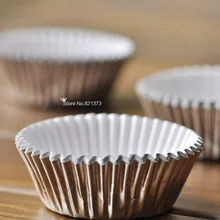 Фольга, серебро, cupcake, вкладыши, чехлы, чашки,, мини-жаростойкая выпечка капкейков, чашка, украшение для свадебной вечеринки