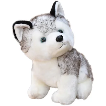 

20/25/30/35cm Kawaii Puppy Stuffed Toys Cute Simulation Husky Dog Plush Toys Stuffed Doll Kids Baby Toys Plush Husky Dolls