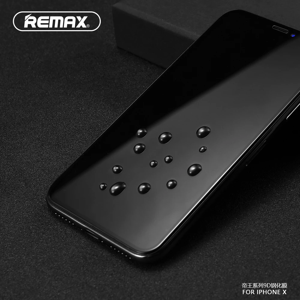 REMAX 9D полное покрытие закаленное стекло протектор экрана для iPhone XS XR XS MAX изогнутая поверхность пленка