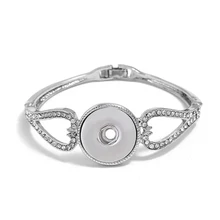 10pcslot  20MM Cross Style Fashion Design with Rhinestone and Enamel Snap Jewelry Charms Snap Button Jewelry DIY Jewelry