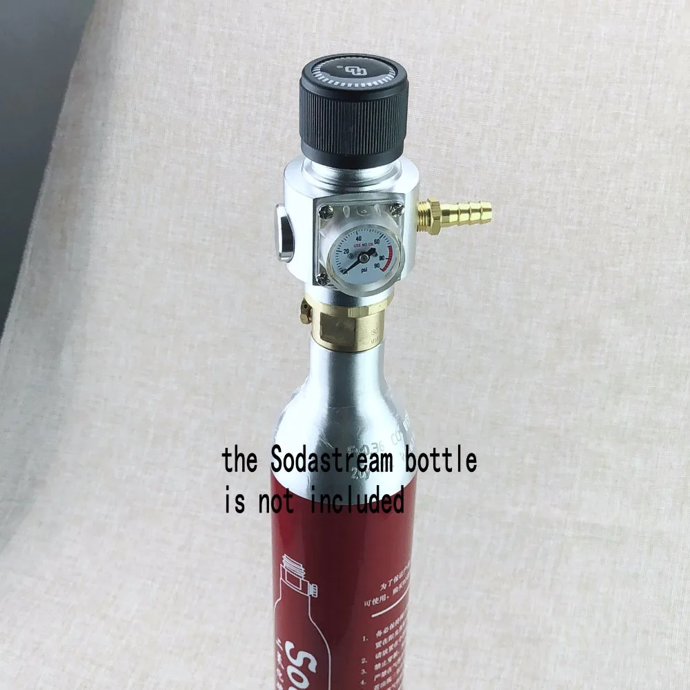 Baratos Sodastream CO2 Mini regulador de Gas CO2 Kit de cargador 0 90 PSI cursi barril de Cornelio cargador de corriente de refresco cerveza