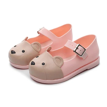 

Mini Melissa Jelly Sandals 2019 New Bear Children Shoes Cartoon Children Sandals Beach Kids Shoes Melissa Shoes
