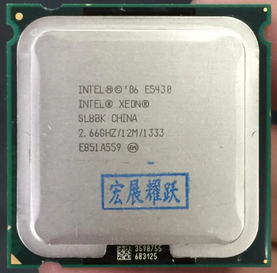 Процессор Intel Xeon E5430 SLBBK EO процессор core работает на материнской плате LGA775 без
