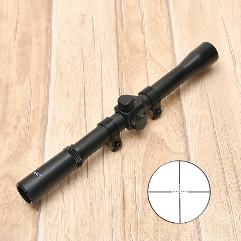 4X20 Plastic Rifle Scope for Children CS Play Holographic Reflex Sight