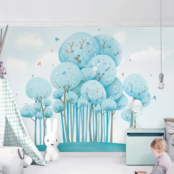 

Custom Any Size Mural Wallpaper 3D Cartoon Forest Animal Photo Wall Paper Children's Bedroom Backdrop Wall Decor Papel De Parede