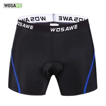 WOSAWE Высокое качество вело шорты 4D гель мягкий нижнее бельё для девочек MTB Горная дорога велосипед велосипедный спорт плотно нижнее белье