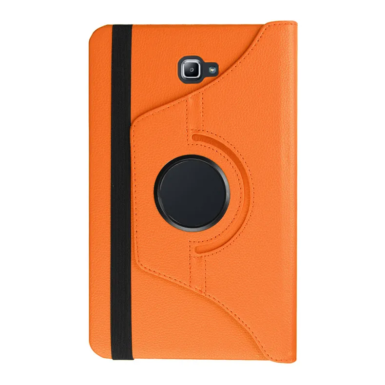 Чехол для samsung Galaxy Tab A6 10,1 T580, чехол из искусственной кожи, чехол для SM-T580 T580N/C T585, чехол для планшета+ стилус - Цвет: orange