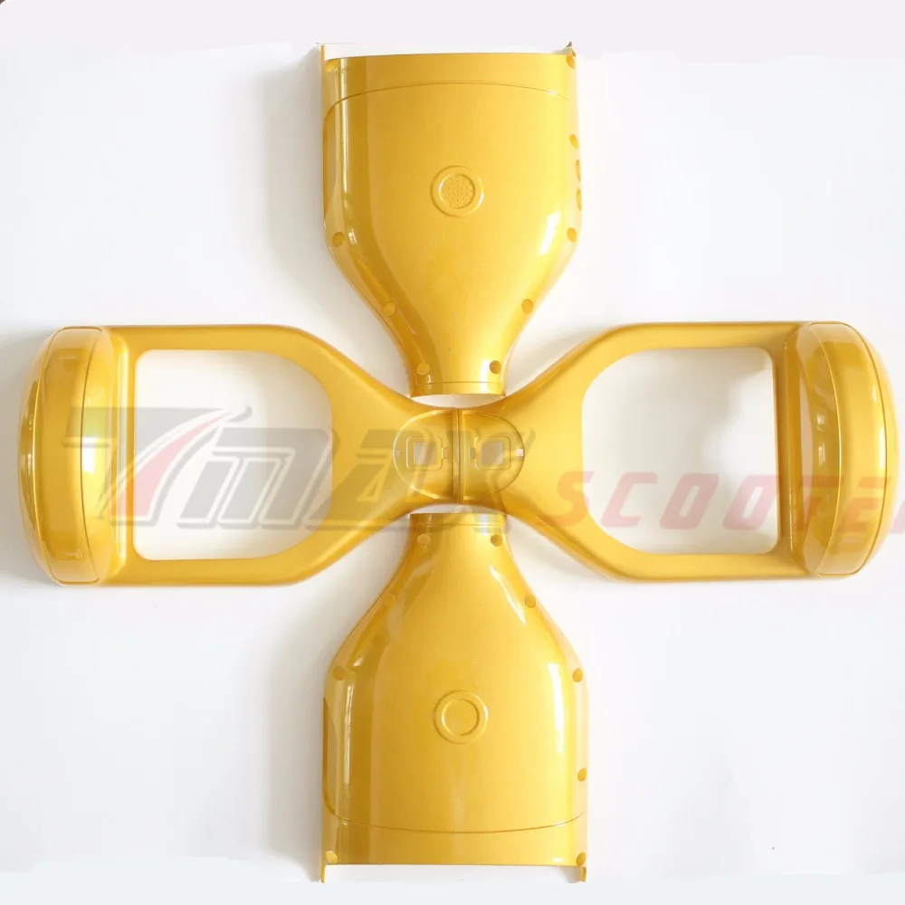 

Electric Scooter Plastic Cover Hoverboard Outer Shell Electric Standing Scooter Case Golden for 6.5inch Smart Scooter
