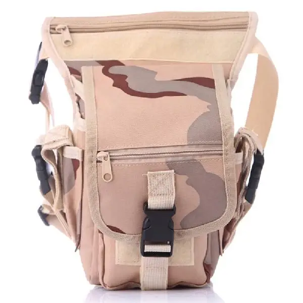 LumiParty Водонепроницаемая Тактическая Военная поясная сумка для ног, Сумка для кемпинга, походов, путешествий, охоты, Molle, Edc сумка - Цвет: sand camouflage