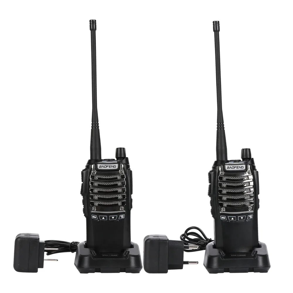 2 шт./лот BaoFeng walkie talkie UV-8D портативный PTT радио CB радио батарея приемопередатчика 2800mAh UHF 400-470MHZ 2-Way радио 16CH