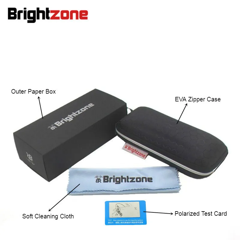 Brightzone, дизайн, сумка для очков, коробка для очков, солнцезащитные очки, Жесткий Чехол, Oculos Brillenetui Brillen, аксессуары - Цвет: Polarized Suns case