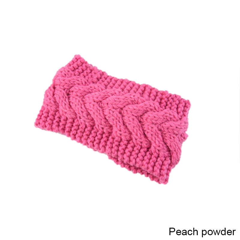 Женские зимние шапки, модные зимние вязанные шапочки Skullies Beanies, аксессуары для волос - Цвет: peach powder