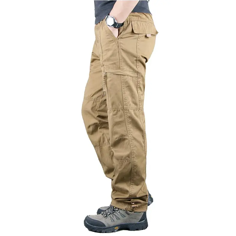 Осень Зима тактические брюки карго Мужские Модные Военные мужские брюки длинные теплые хлопковые брюки мужские цвета хаки брюки карго Homme