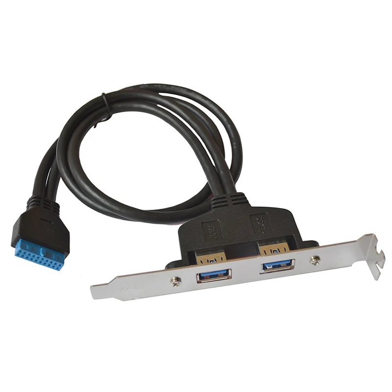 Кабель переходник с двумя портами USB 3 0 на материнскую плату 50 см|adapter cable|usb 3.0usb to usb