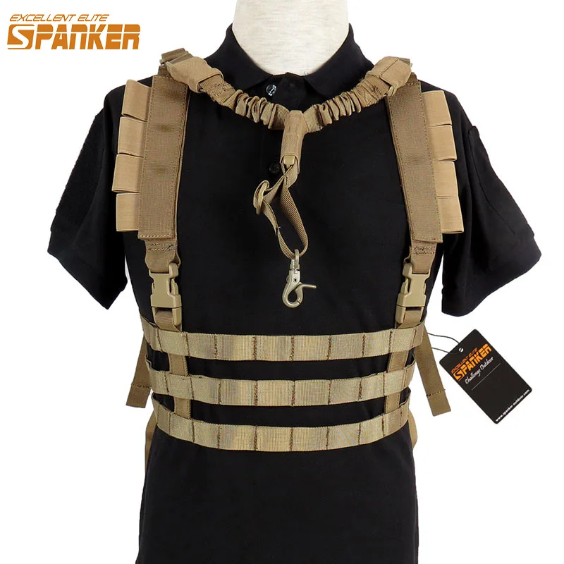

EXCELLENT ELITE SPANKER Outdoor Military Combat Nylon Molle Chest Hanging Vests Tactical Assault Training Hunting Vest Equipment