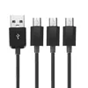 Cable conector de carga de datos USB 2,0 tipo A macho A 3 Mini USB B macho 5 pines 480Mbp Sync Power Cable Splitter para teléfono de alta velocidad ► Foto 3/6