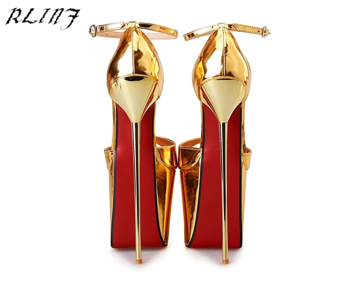 clear heels with fish