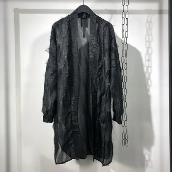 

Owen Seak Men Casual Shirts Gothic Style Men's Clothing Spring Summer Shirts Size XL