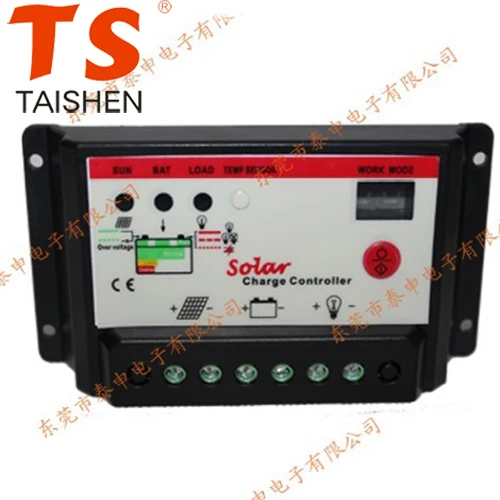 Tsmt-10a двойной цифровой трубки Дисплей 12/24 В 10A солнечный регулятор Бесплатная