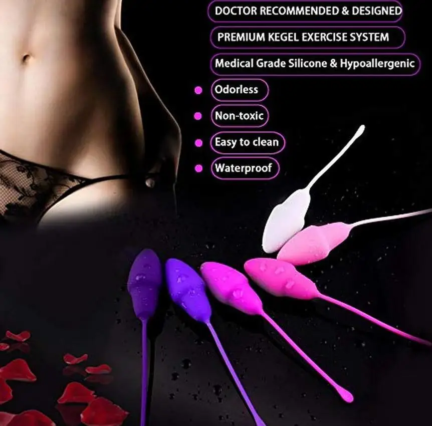 Silicone Smart Ball Kegel Ben Wa Ball Vaginal Training Tighten Exercise Machine Vibrators Vaginal Geisha Ball Sex Toys for Women