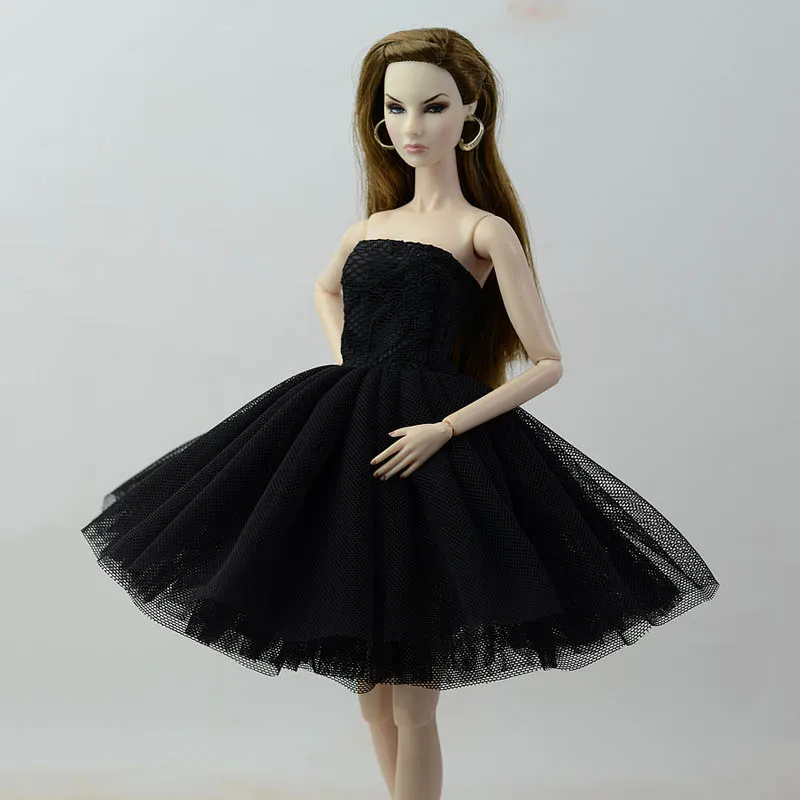 White Ballet Dress For Doll Evening Dresses Clothes For Dolls Toy