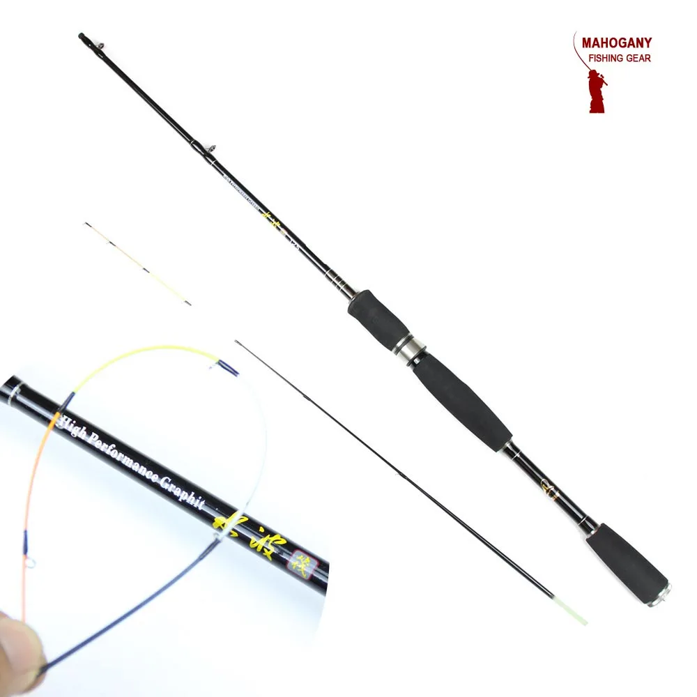 Super ultra light spinning lure fishing rod 1.25m 1.5m 1.8m 2.1m carbon fiber fishing rod light
