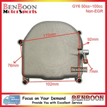 GY6 50cc Cylinder Head Cover 139QMB Engine Chinese Scooter Parts ATV Parts Znen Baotian Baja Romet Taotao Icebear Free Shipping