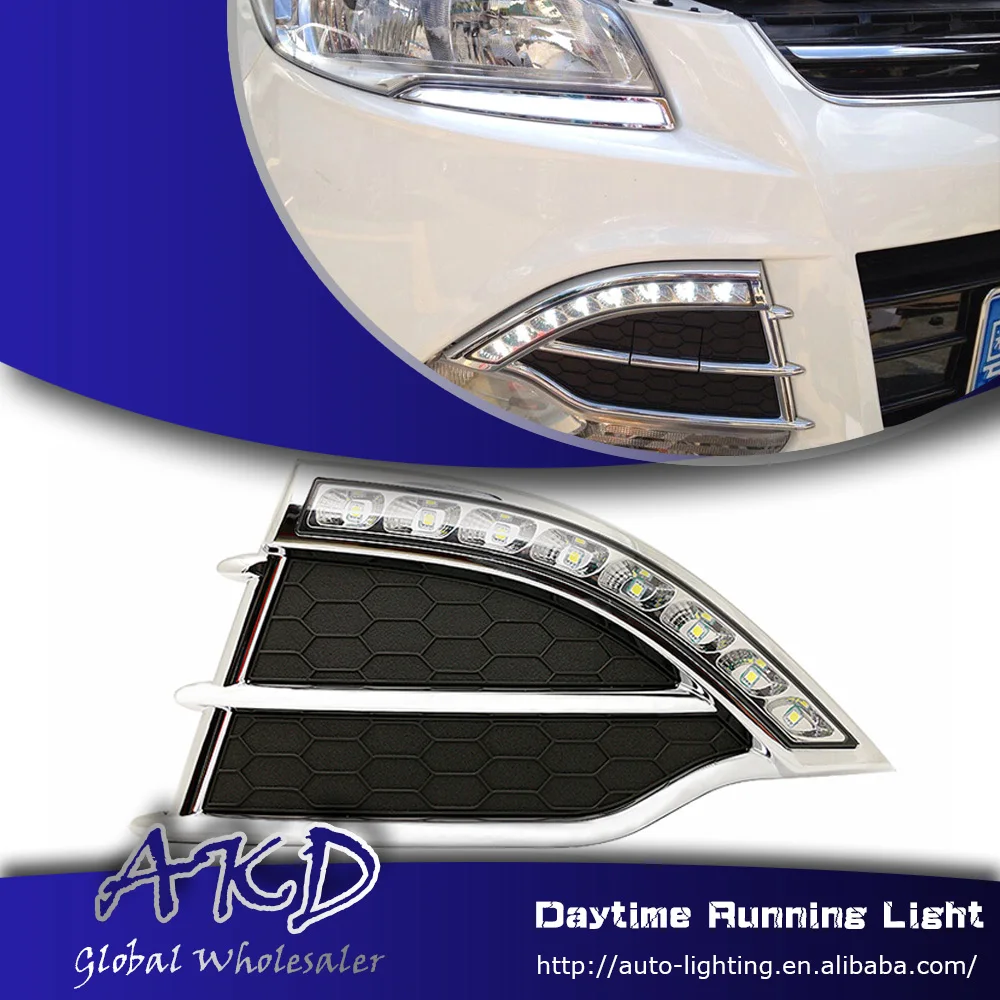 

AKD One-Stop Shopping for Ford Kuga LED DRL New Escape DRL LED Daytime Running Light Fog Lamp Car Styling Automotive Accessories
