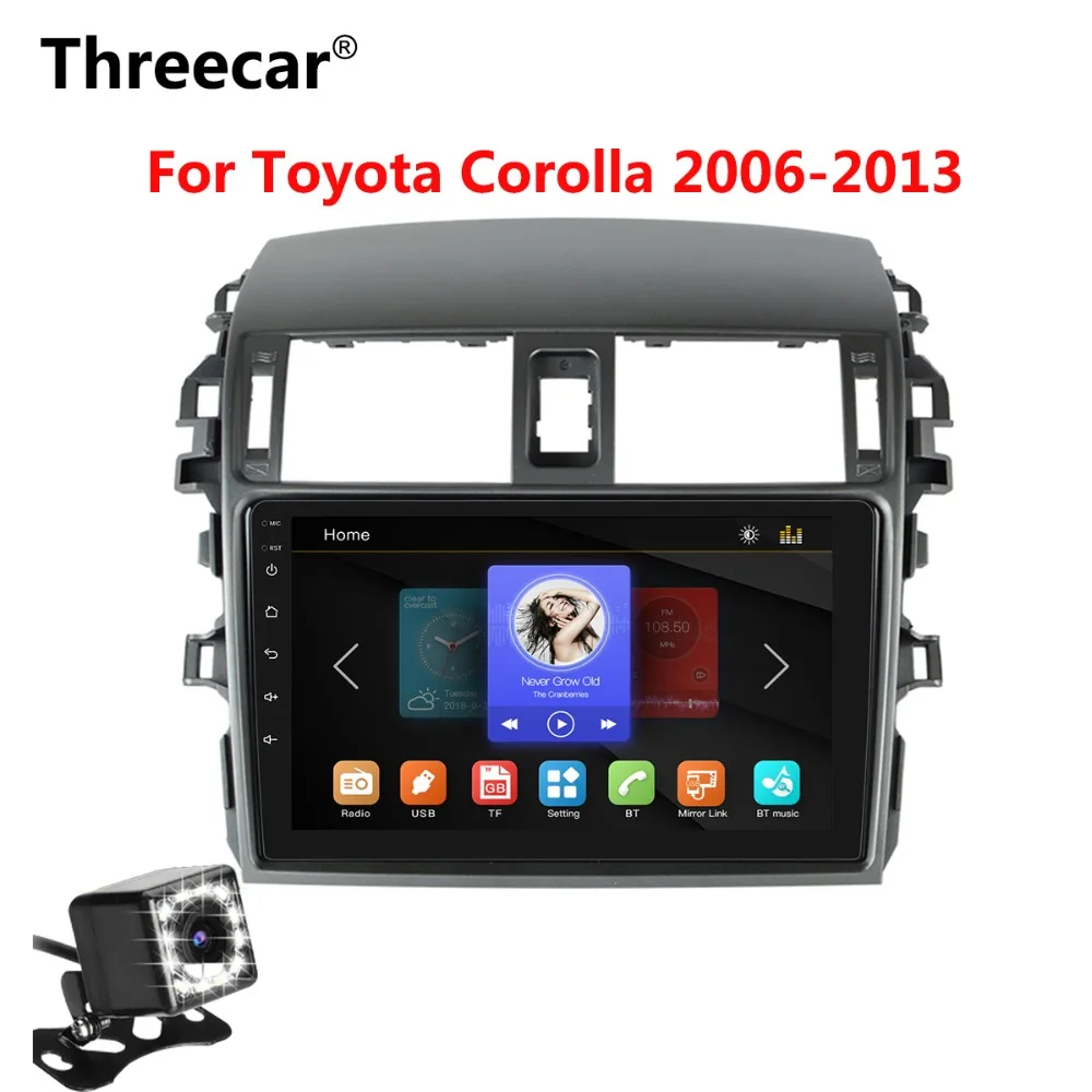 

Mirrorlink Android Bluetooth Car Multimedia MP5 Player 2DIN For Toyota Corolla E140/150 2008 2009 2010 2011 2012 2013 No Android