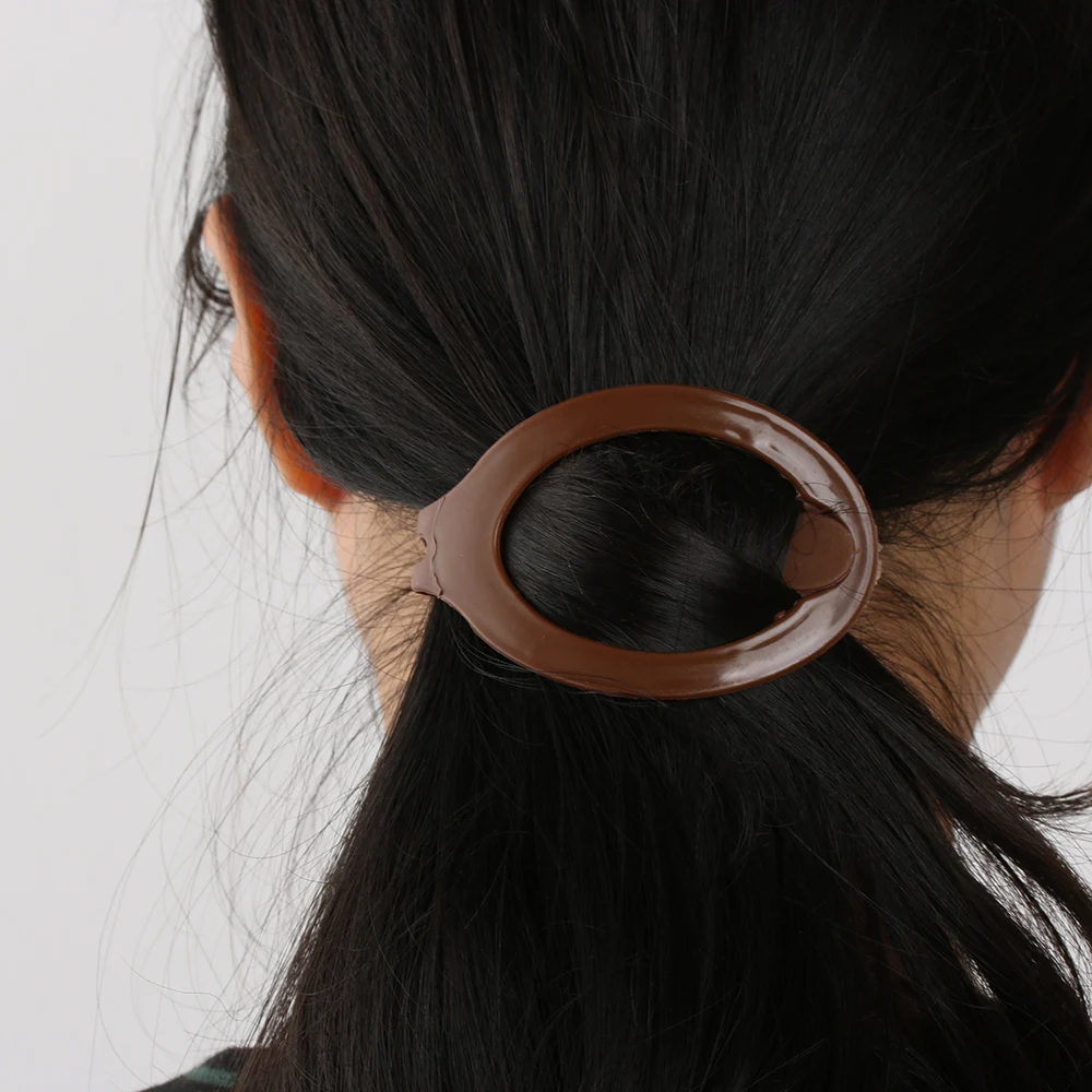 1 Pc Fashion Soft Plastic Barrette Hair Clips New Design Hair Updo