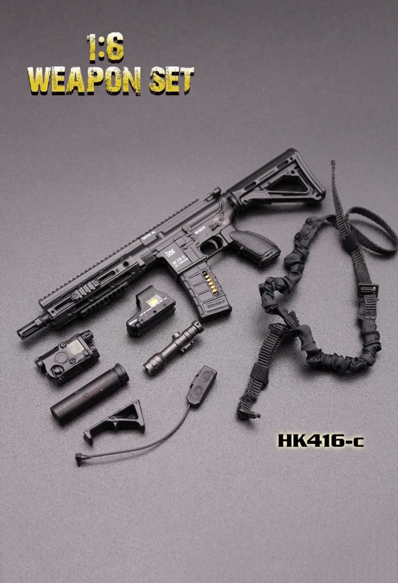 1/6 весы мини Таймс игрушки 1/6 серии HK416 серии M4 винтовка пистолет оружие Модель игрушки F 1" фигурки аксессуары коллекции