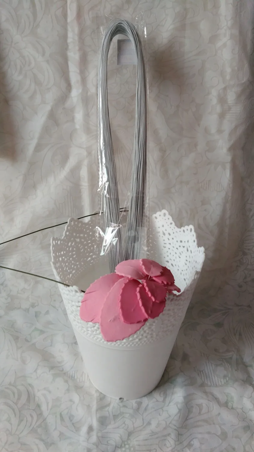 

24# plastic covered wire DIY Bread spend wire combination ronde handmade flower wire1kg