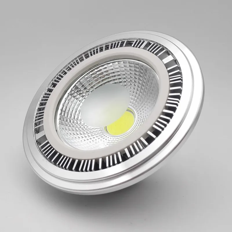 

Factory Outlet 15W Dimmable COB LED G53 AR111 lamp AC85-265V GU10 AR111 LED spotlight ES111 QR111 LED Blue AR111 LED AC85-265V
