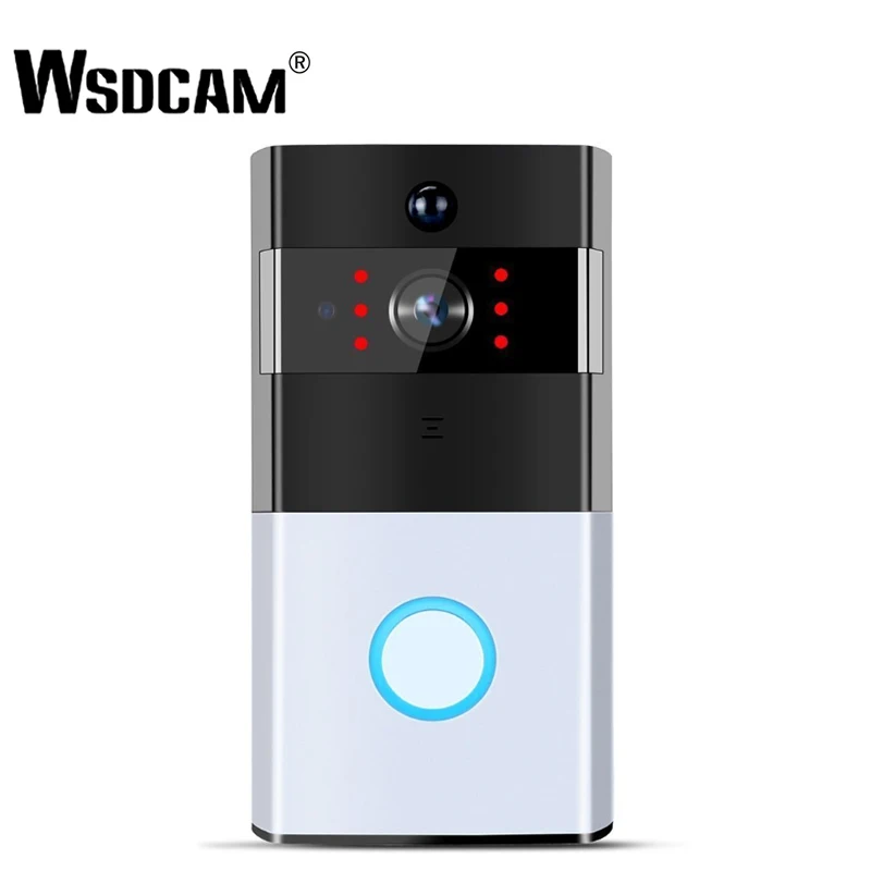 

Wsdcam Video Doorbell with 720P HD Wifi Security Camera, Built-in 8G Card, Real-Time Video, Two-Way Audio, Night Vision