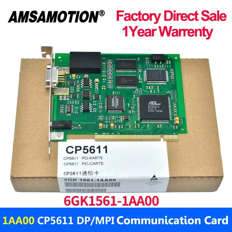 CP5611 PCI PROFIBUS MPI PPI карта 6GK1561-1AA00 Коммуникационная карта 6GK 15611AA00 для Siemens S7-200 300 400PLC 1 год гарантии